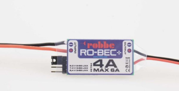 8794 UBEC RO-BEC+ 4A/ 6/7,4/8,4V 7-25,5V XT30